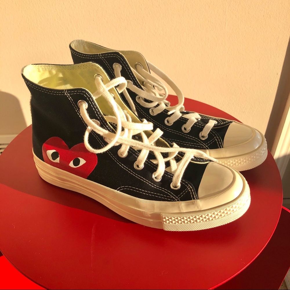 NWOT COMME DES GARÇONS CONVERSE HIGH TOPS ❣️